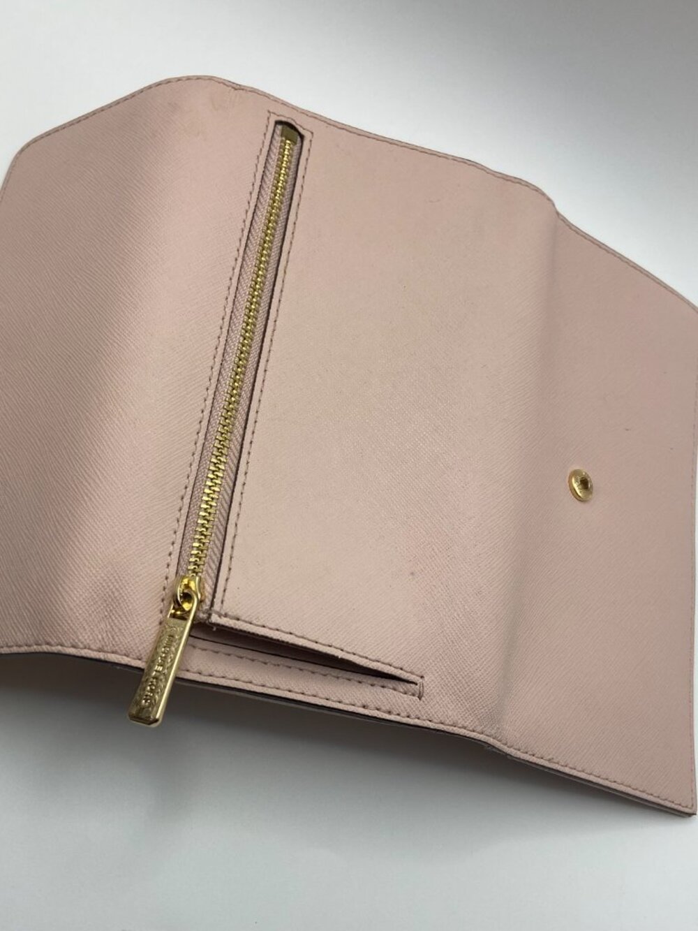 Michael Kors Jet Set Travel Large Chain Shoulder Tote & Wallet Powder Blush Pink - Picture 7 of 14